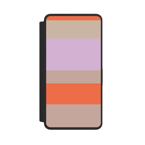 Samsung Galaxy S26 Ultra NIVOflip Moca Lila Orange Stripes