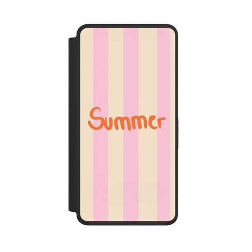 Samsung Galaxy S26 Ultra NIVOflip Summer Pink And Orange Stripes