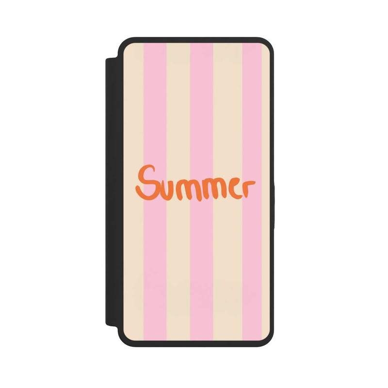 Galaxy S26 Ultra NIVOflip Summer Pink And Orange Stripes