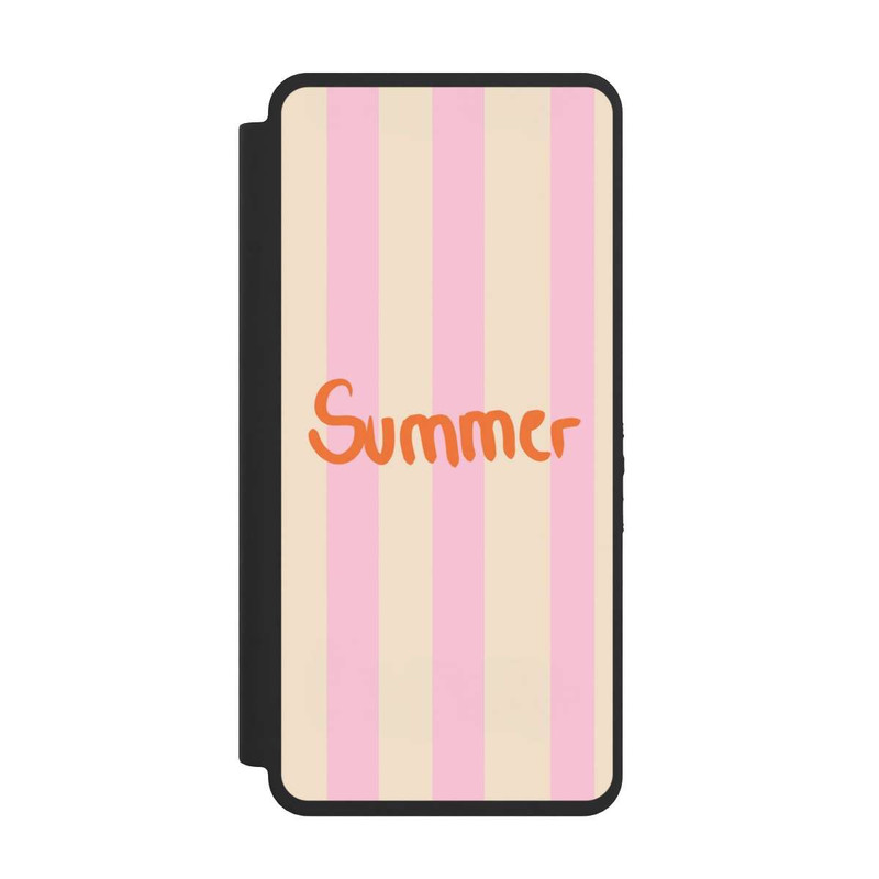 Galaxy S26 Ultra NIVOflip Summer Pink And Orange Stripes