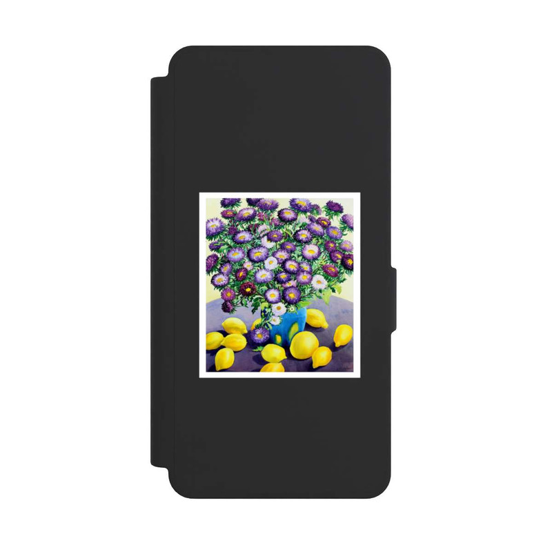 Galaxy S26 Ultra NIVOflip Purple Asters and Lemons by Christopher Ryland