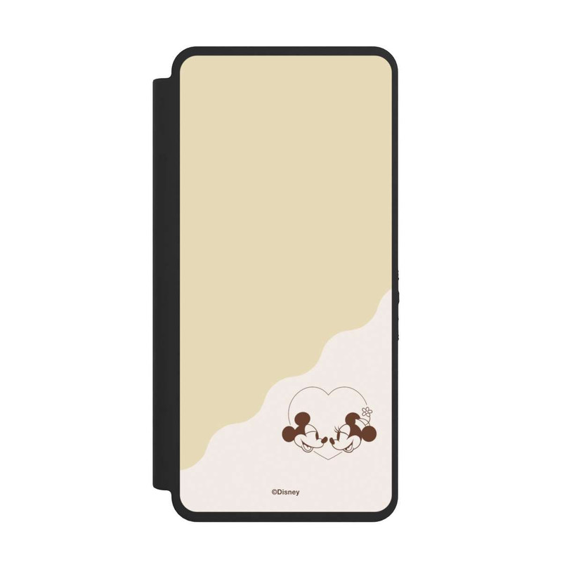 Galaxy S26 Ultra NIVOflip Mickey and Minnie Love Heart Beige