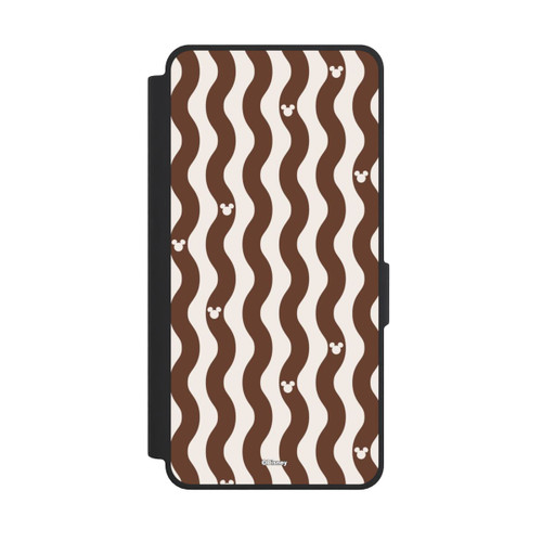 Samsung Galaxy S26 Ultra NIVOflip Mickey Mouse Brown Pattern Waves