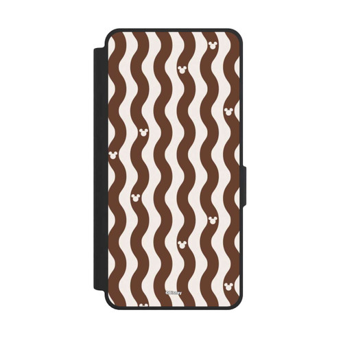 Samsung Galaxy S26 Ultra NIVOflip Mickey Mouse Brown Pattern Waves