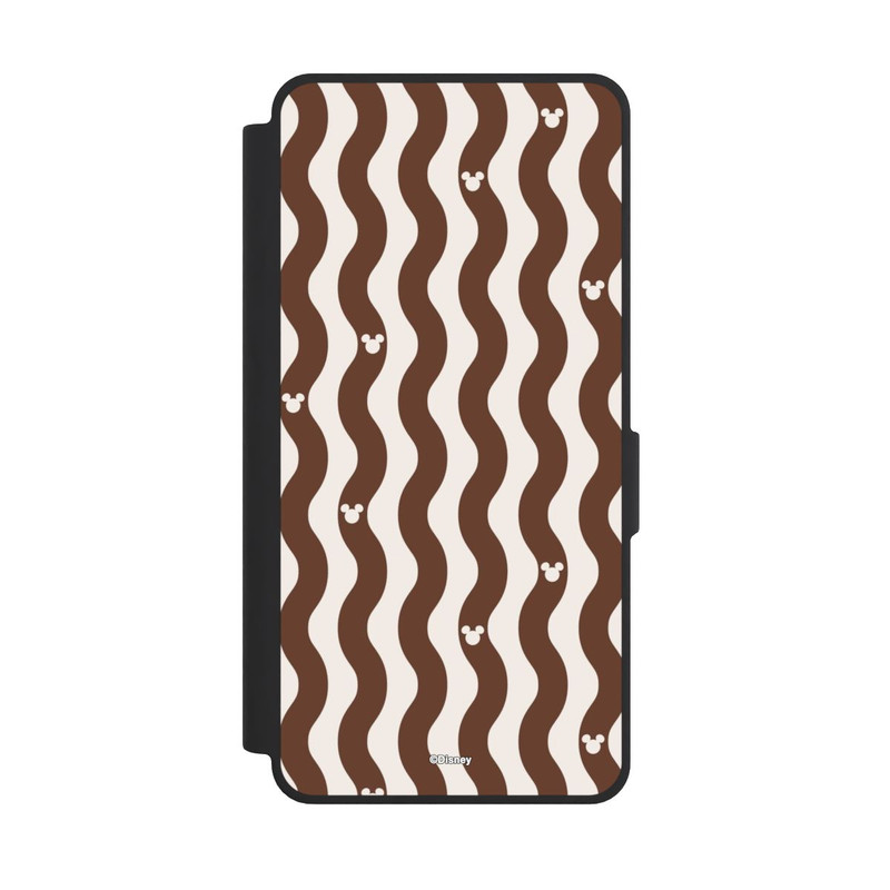 Galaxy S26 Ultra NIVOflip Mickey Mouse Brown Pattern Waves