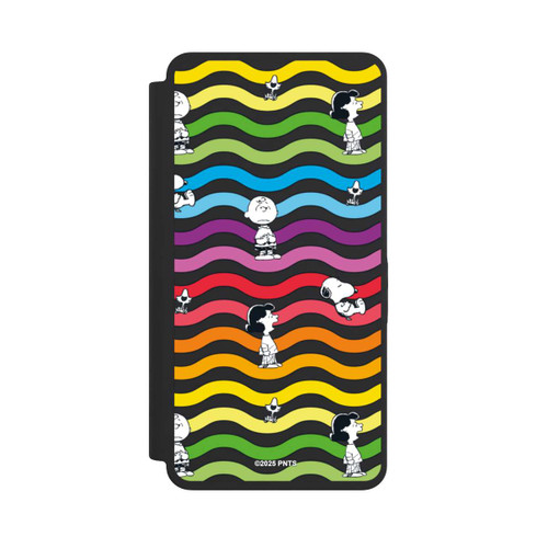 Samsung Galaxy S26 Ultra NIVOflip Snoopy Pattern Rainbow Transparent