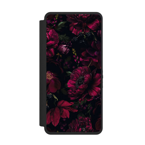 Samsung Galaxy S26 Ultra NIVOflip Dunkle Rote Blumen Liebe