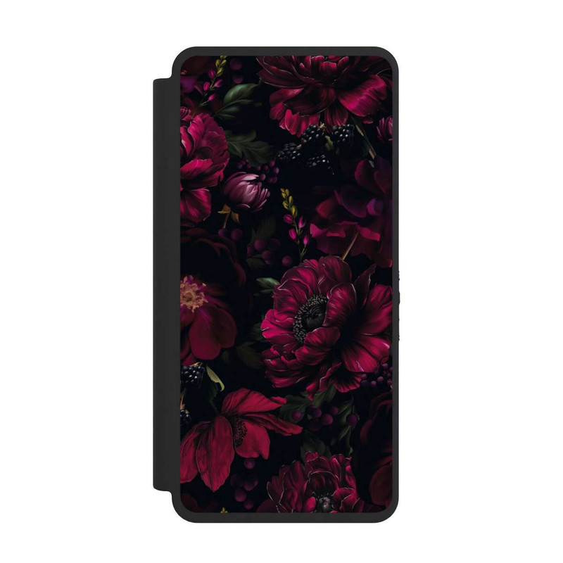 Galaxy S26 Ultra NIVOflip Dunkle Rote Blumen Liebe