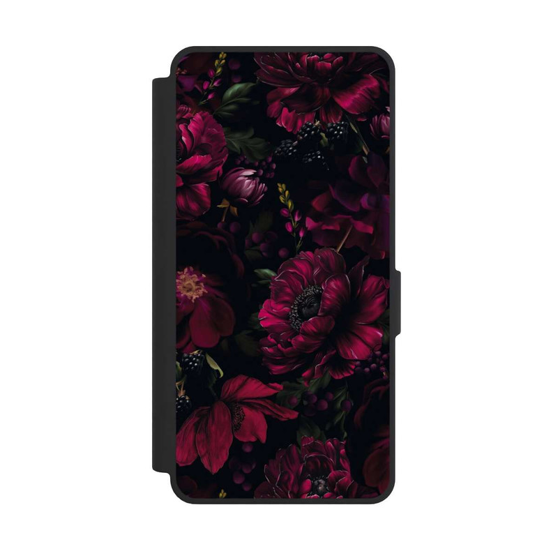 Galaxy S26 Ultra NIVOflip Dunkle Rote Blumen Liebe