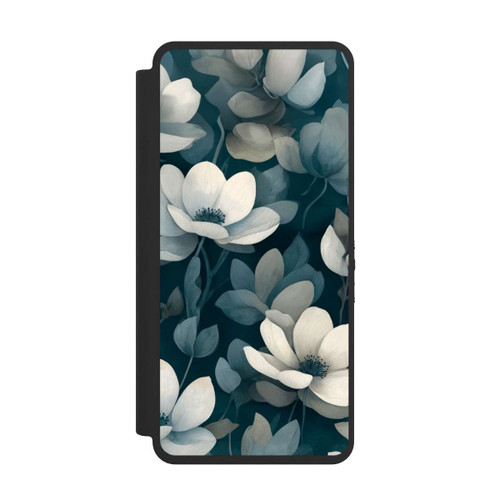 Samsung Galaxy S26 Ultra NIVOflip Negative Flower Petrol White with AI