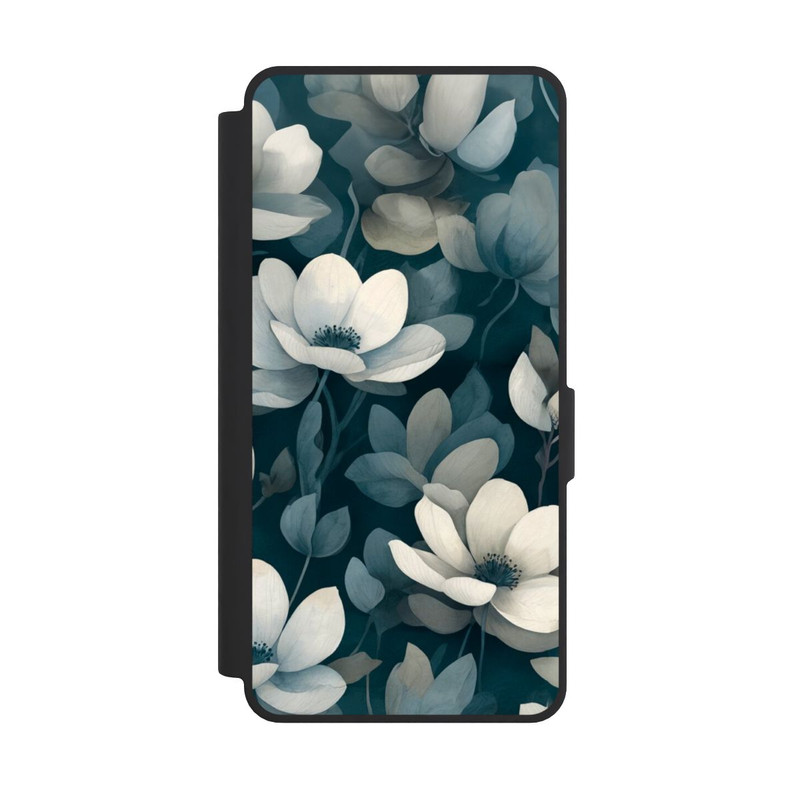 Galaxy S26 Ultra NIVOflip Petrolfarbene Negativblumen mit KI