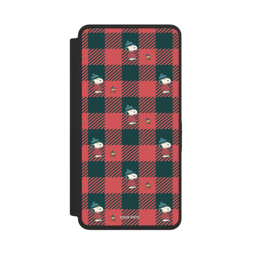Samsung Galaxy S26 Ultra NIVOflip Peanuts Red Tartan Pattern