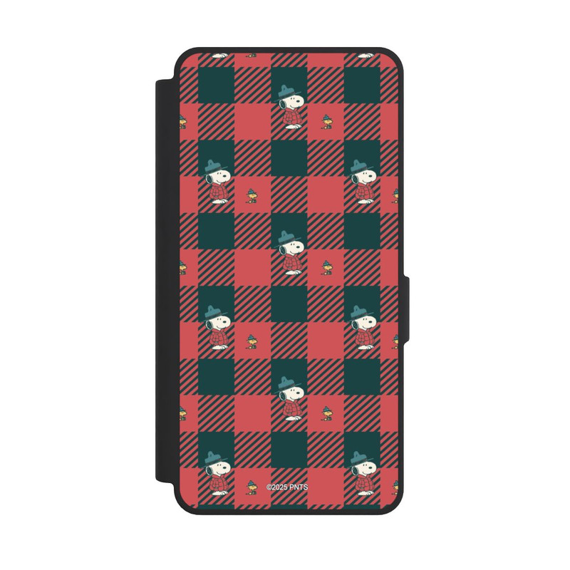 Galaxy S26 Ultra NIVOflip Peanuts Red Tartan Pattern