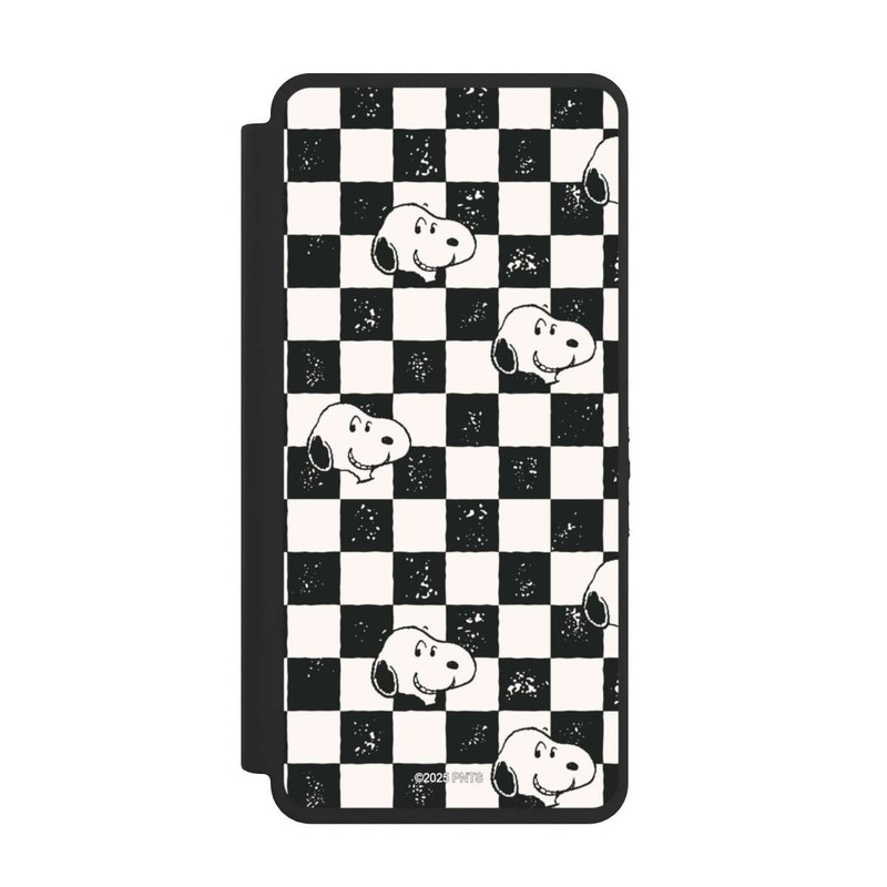 Galaxy S26 Ultra NIVOflip Snoopy Heads Checked Pattern
