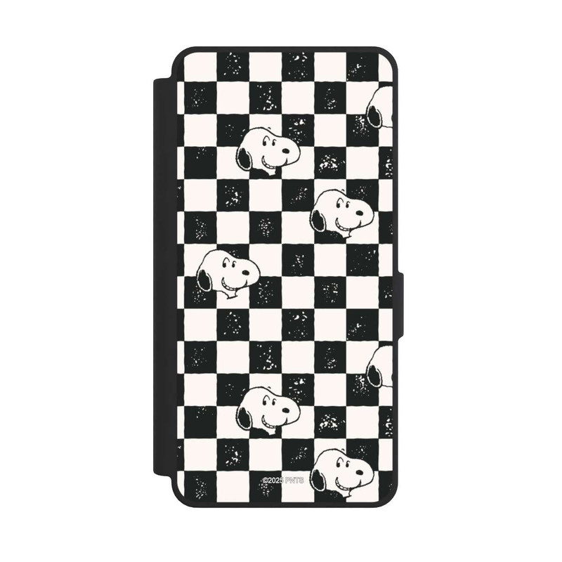 Galaxy S26 Ultra NIVOflip Snoopy Heads Checked Pattern