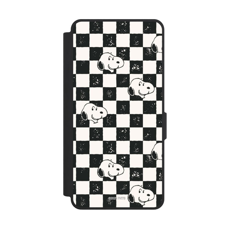 Galaxy S26 Ultra NIVOflip Snoopy Heads Checked Pattern