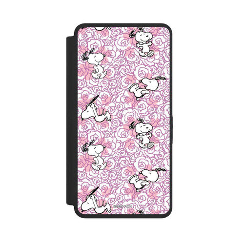 Samsung Galaxy S26 Ultra NIVOflip Peanuts Pink Roses Pattern
