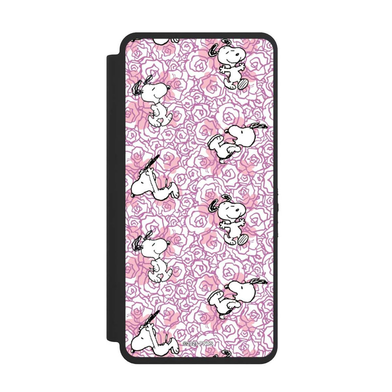 Galaxy S26 Ultra NIVOflip Peanuts Pink Roses Pattern