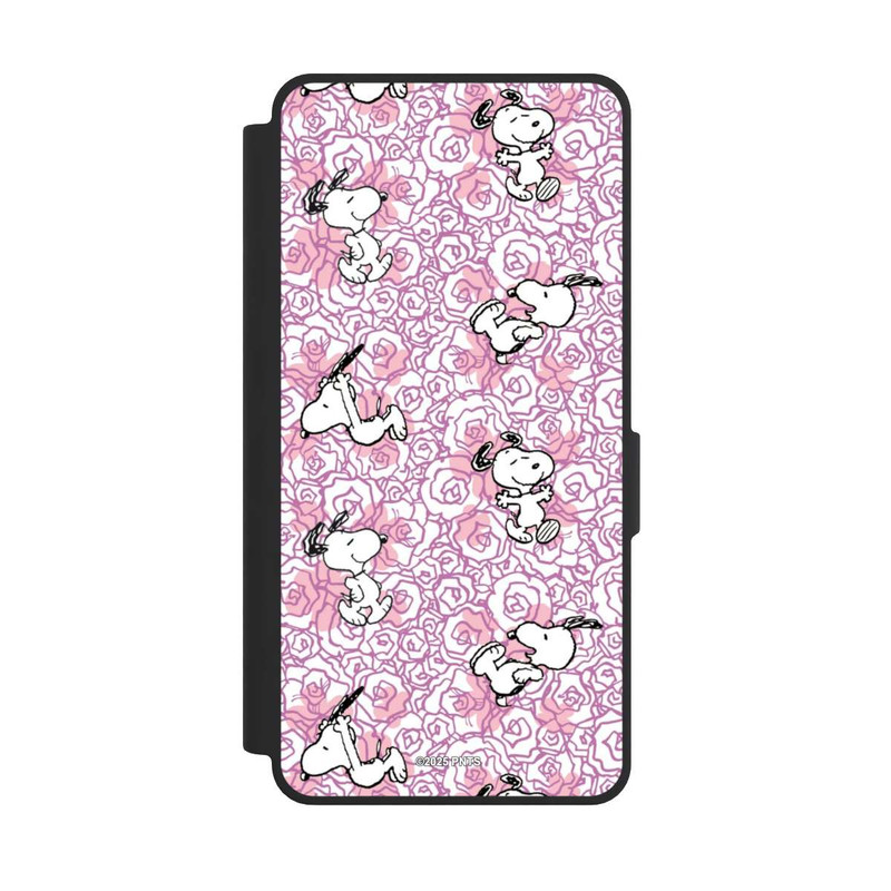 Galaxy S26 Ultra NIVOflip Peanuts Pink Roses Pattern