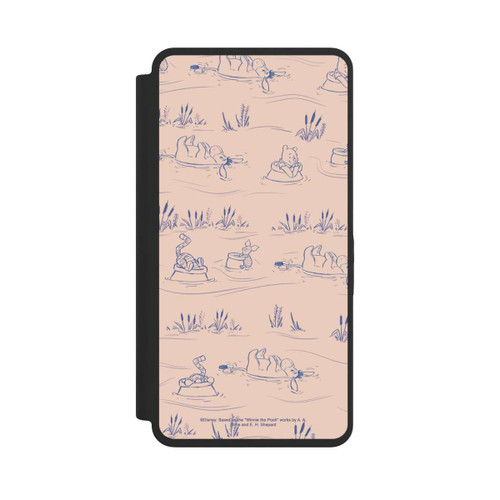 Samsung Galaxy S26 Ultra NIVOflip Winnie the Pooh Retro Pattern Bridges Pink