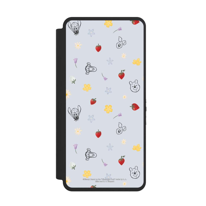 Galaxy S26 Ultra NIVOflip Winnie Puuh und Freunde Erdbeer Muster Blau