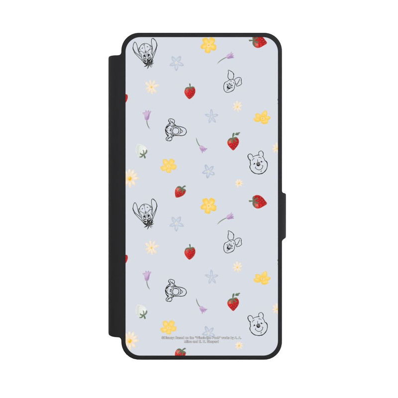 Galaxy S26 Ultra NIVOflip Winnie Puuh und Freunde Erdbeer Muster Blau
