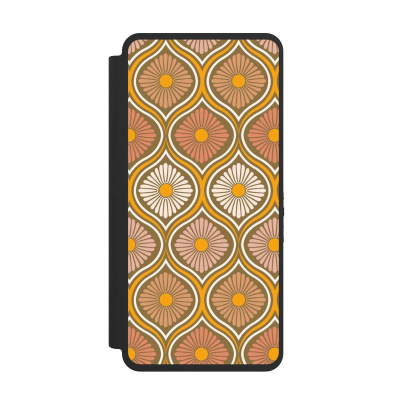 Galaxy S26 Ultra NIVOflip Groovy 70s Retro Mid-Century Daisy Flowers