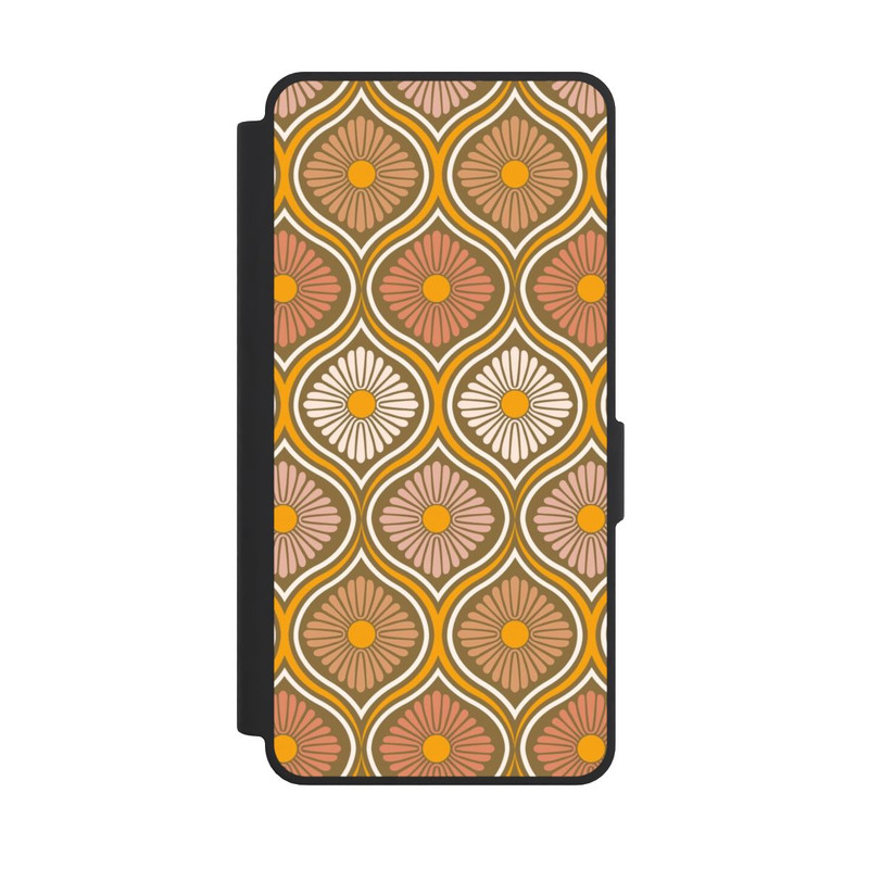 Galaxy S26 Ultra NIVOflip Groovy 70s Retro Mid-Century Daisy Flowers