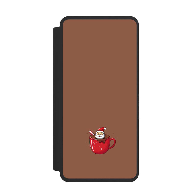 Galaxy S26 Ultra NIVOflip Père Noël en Tasse de Chocolat Chaud