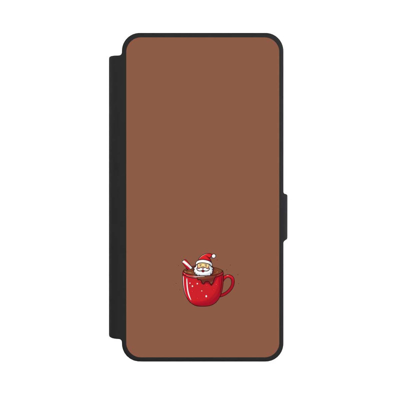Galaxy S26 Ultra NIVOflip Père Noël en Tasse de Chocolat Chaud