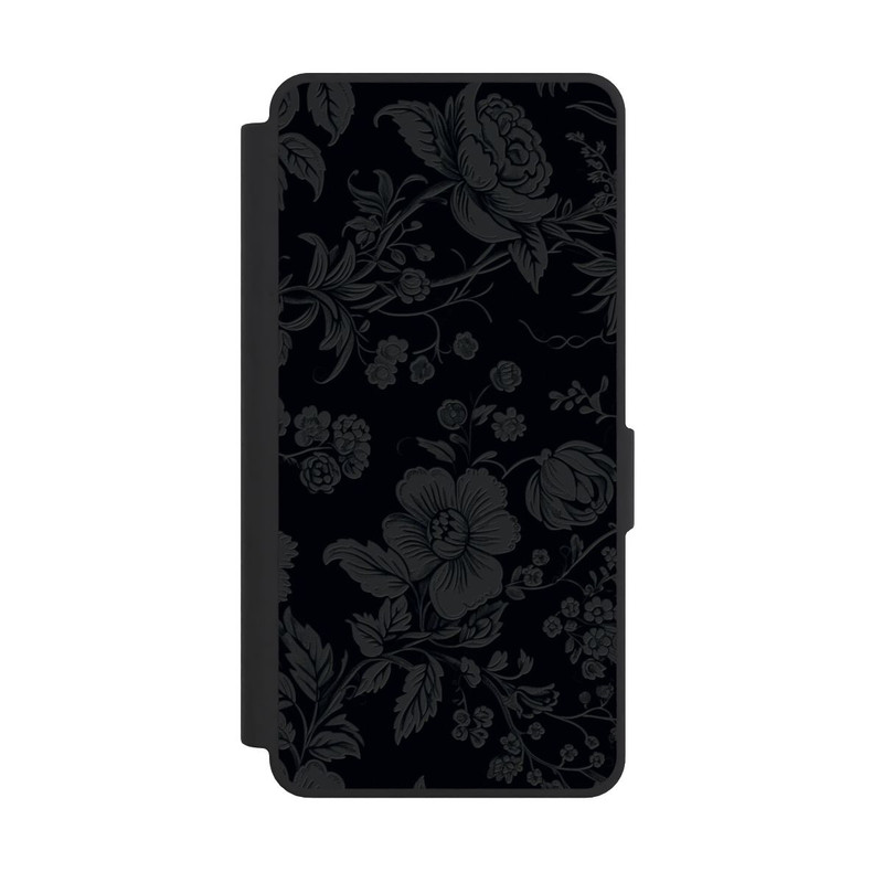 Galaxy S26 Ultra NIVOflip Dunkle Blumen Vintageoptik