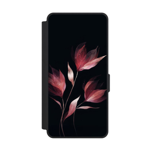 Samsung Galaxy S26 Ultra NIVOflip Burgunderrote Blume Negativ
