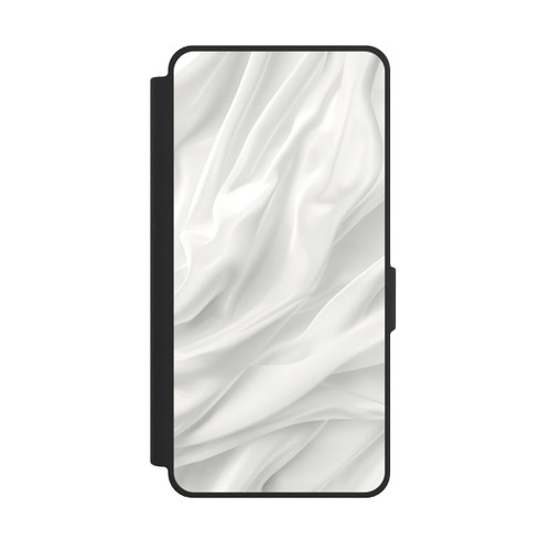Samsung Galaxy S26 Ultra NIVOflip Texture Lisse Satinée Blanche avec IA