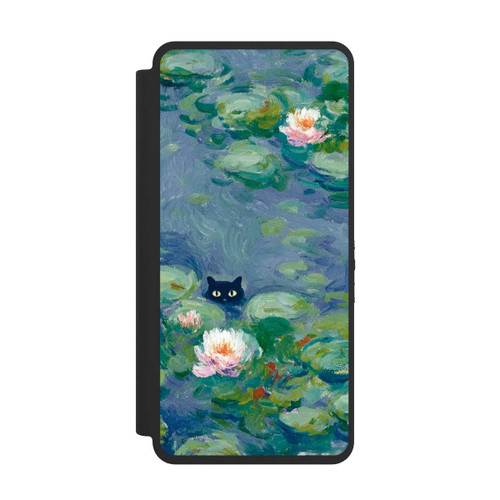 Samsung Galaxy S26 Ultra NIVOflip Katze im Teich Gemälde