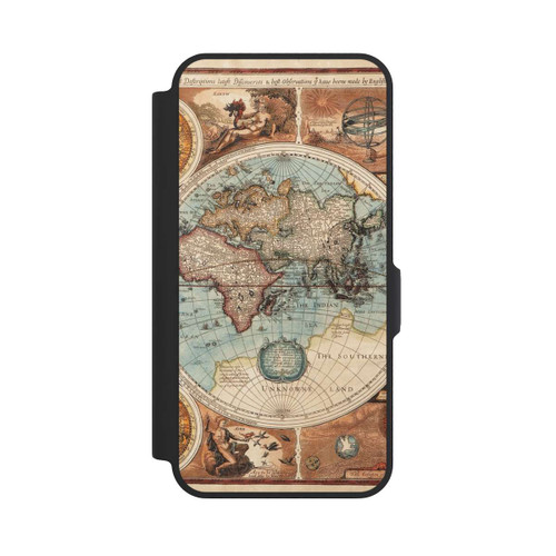 Samsung Galaxy A57 5G NIVOflip Vintage Weltkarte