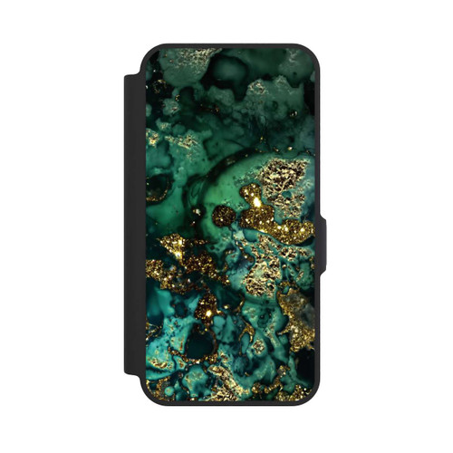 Samsung Galaxy A57 5G NIVOflip Marbre Cyan Scintillant