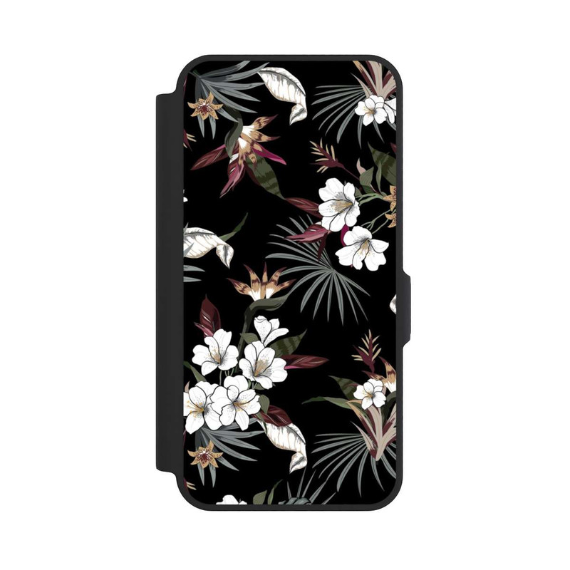Galaxy A57 5G NIVOflip Flowers Black