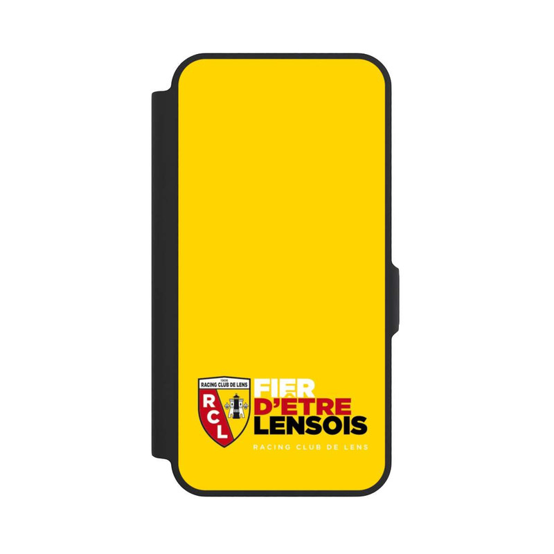 Galaxy A57 5G NIVOflip Fond Logo RCL Jaune