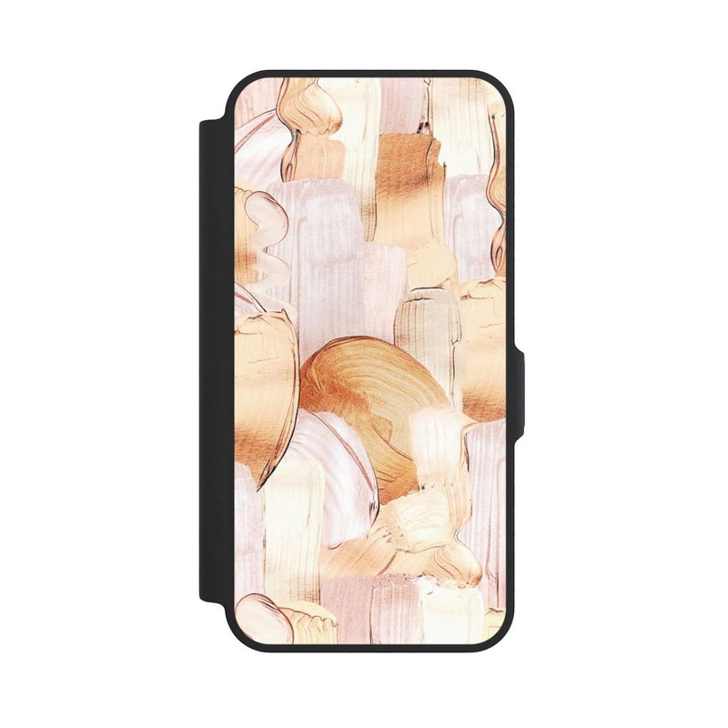 Galaxy A57 5G NIVOflip Motif de pinceau blanc/or