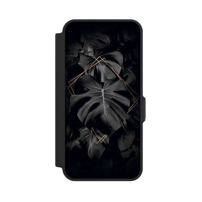 Galaxy A57 5G NIVOflip Feuilles noires