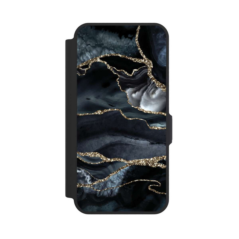 Galaxy A57 5G NIVOflip Or marbré foncé Aspect pailleté