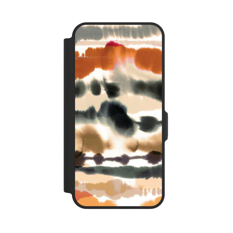 Galaxy A57 5G NIVOflip Lignes d'aquarelle nautique douces orange