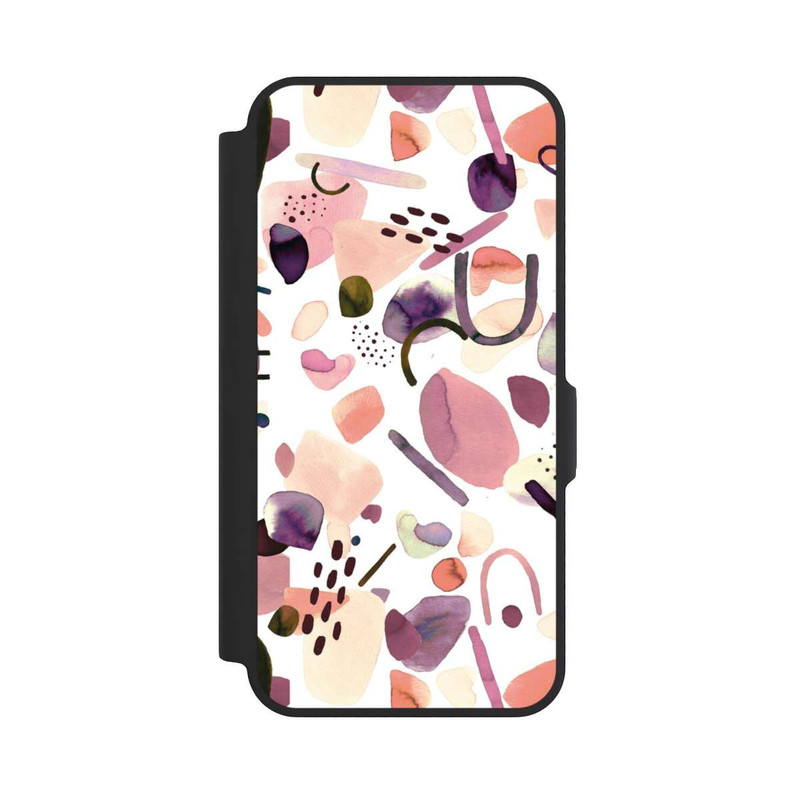 Galaxy A57 5G NIVOflip Aquarelle Formes abstraites Mauve