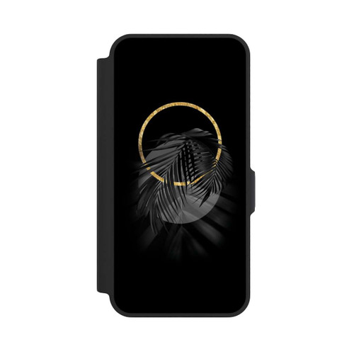 Samsung Galaxy A57 5G NIVOflip Feuille tropicale noire