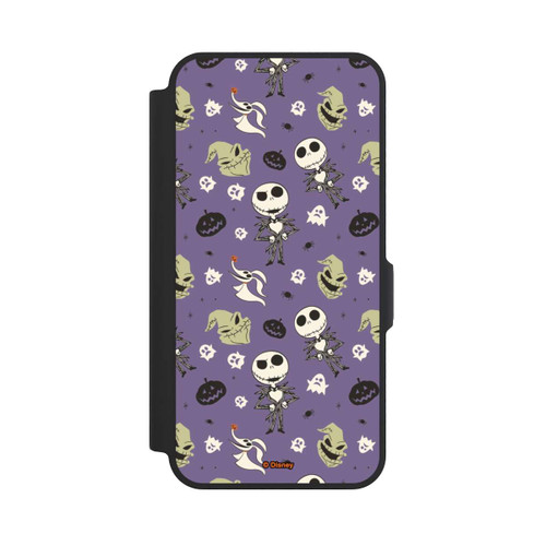 Samsung Galaxy A57 5G NIVOflip Jack Purple Pattern Tim Burtons Nightmare before Christmas