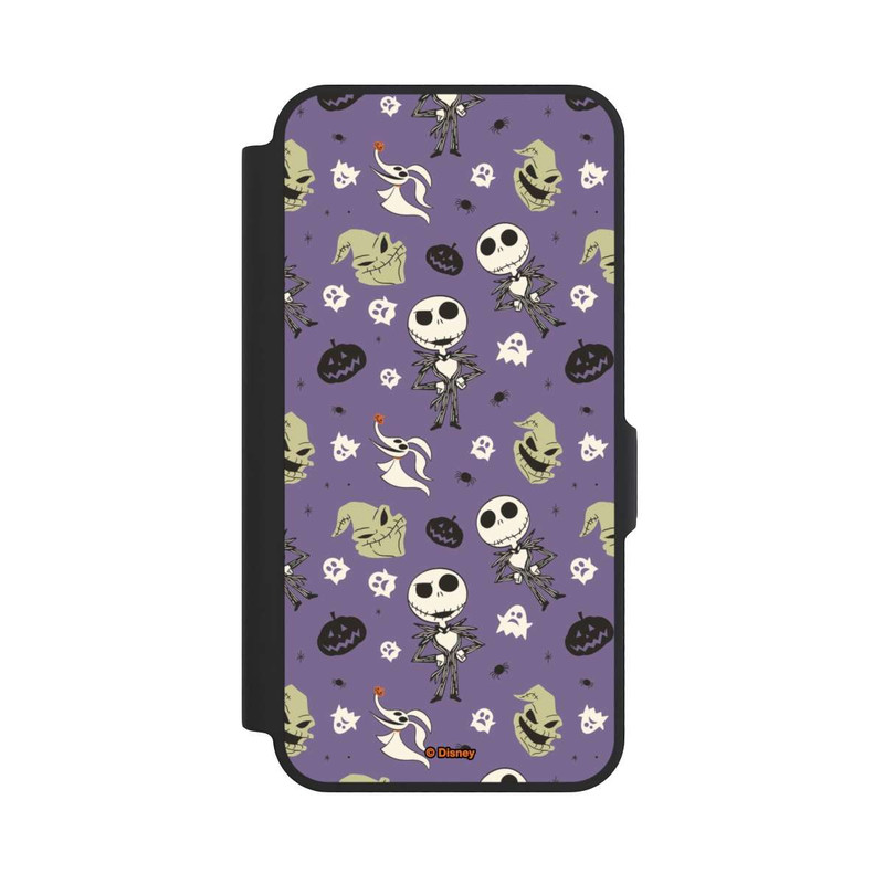 Galaxy A57 5G NIVOflip Jack Purple Pattern Tim Burtons Nightmare before Christmas