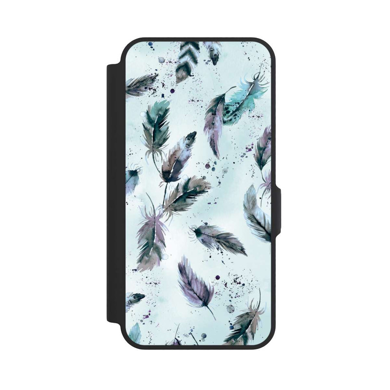 Galaxy A57 5G NIVOflip Magical Feathers Soft Blue