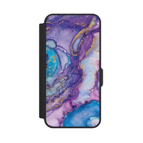 Samsung Galaxy A57 5G NIVOflip Purple und Blue Swirl Ink