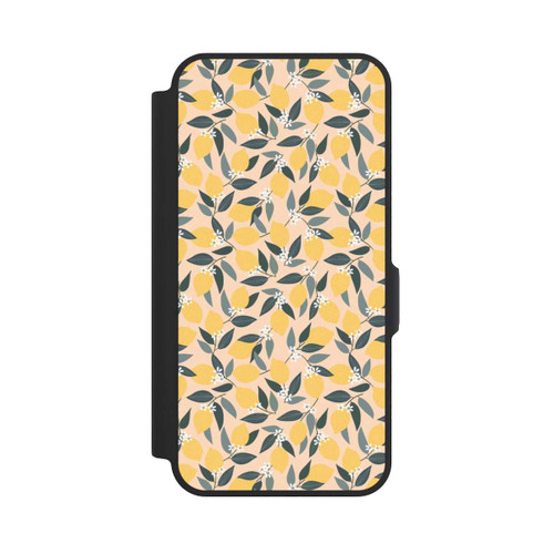 Samsung Galaxy A57 5G NIVOflip Rosa Zitronen-Muster