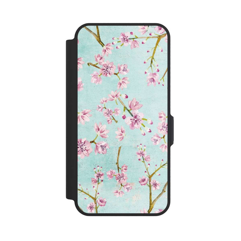 Galaxy A57 5G NIVOflip Cherry Blossom Twigs Pattern Light Blue